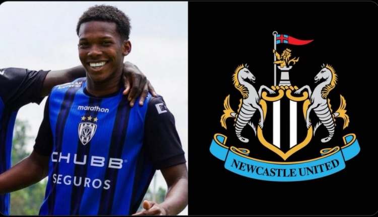 纽卡敲定厄瓜多尔16岁边锋约翰·马丁内斯