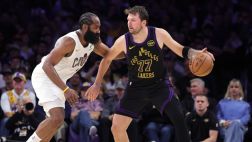 [腾讯全场集锦]🏀东詹双里程碑！湖人轻取骑士三连胜 东契奇42+12 米切尔低迷