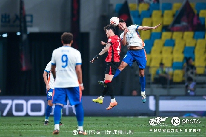 泰山客场0-1蓉城，五轮连胜终结