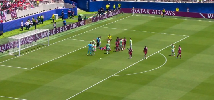 胡希94分钟头球绝平，卡塔尔队史世界杯首分到手